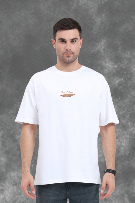 Taylor Swift Oversized White Graphic T-Shirt - Image 2