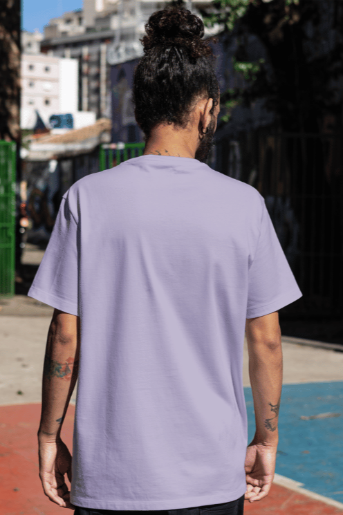 Heavy Terry Signature Lavender Oversized T-Shirt - Image 2